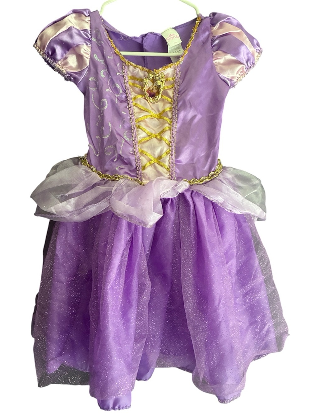 Disney Princess Girl Costume Rapunzel Purple Halloween Party Dress size 4 - 6X